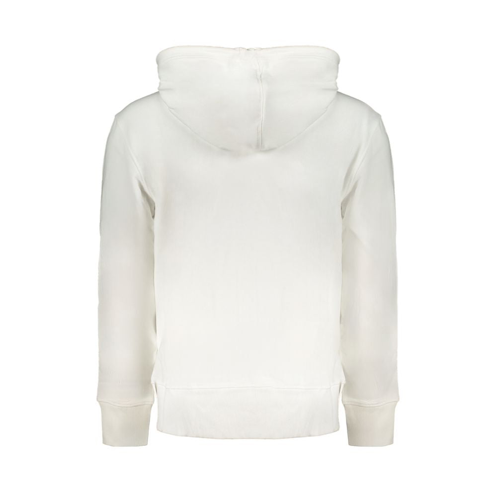 White Cotton Men's Sweatshirt - ventzia