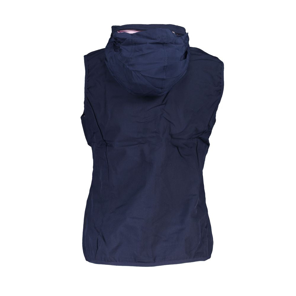Blue Polyester Women Jacket - ventzia