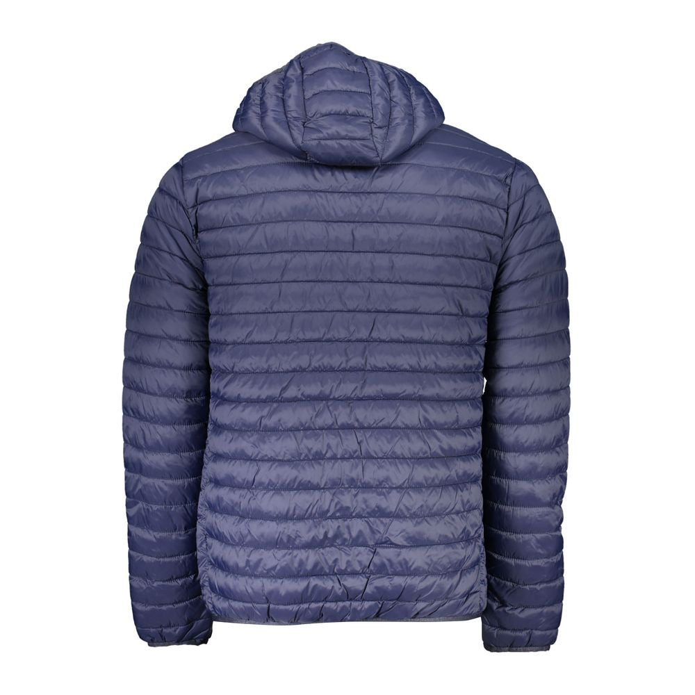 Blue Polyamide Men Jacket - ventzia