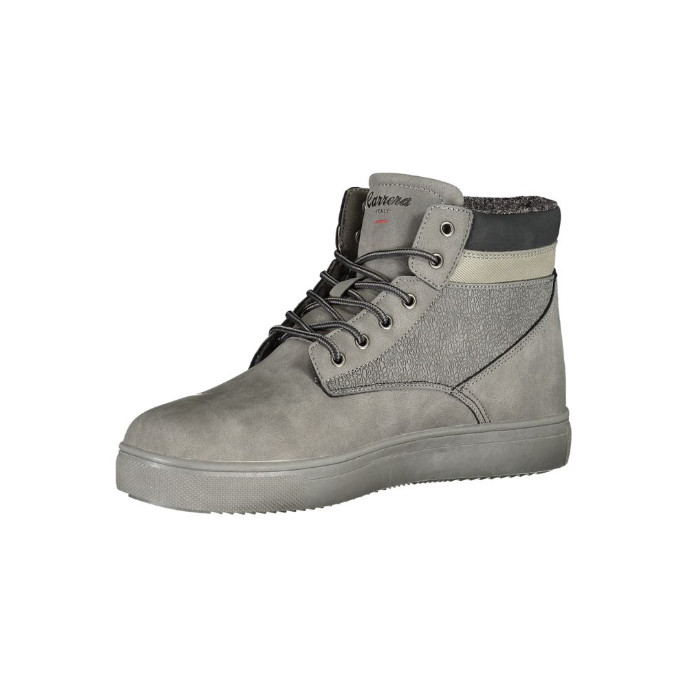 Grey Poliuretano Men Ankle Boot - ventzia