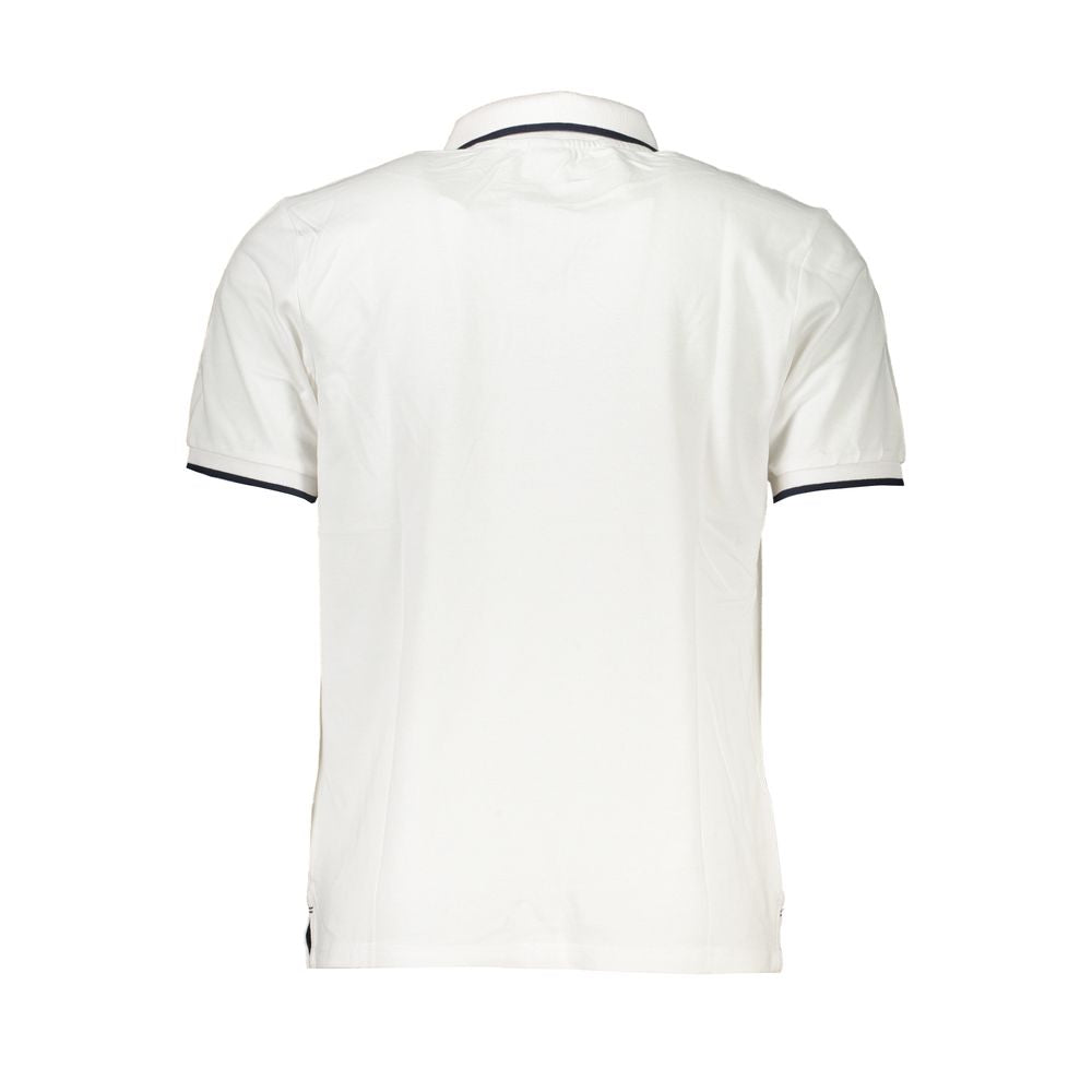 White Cotton Men Polo - ventzia