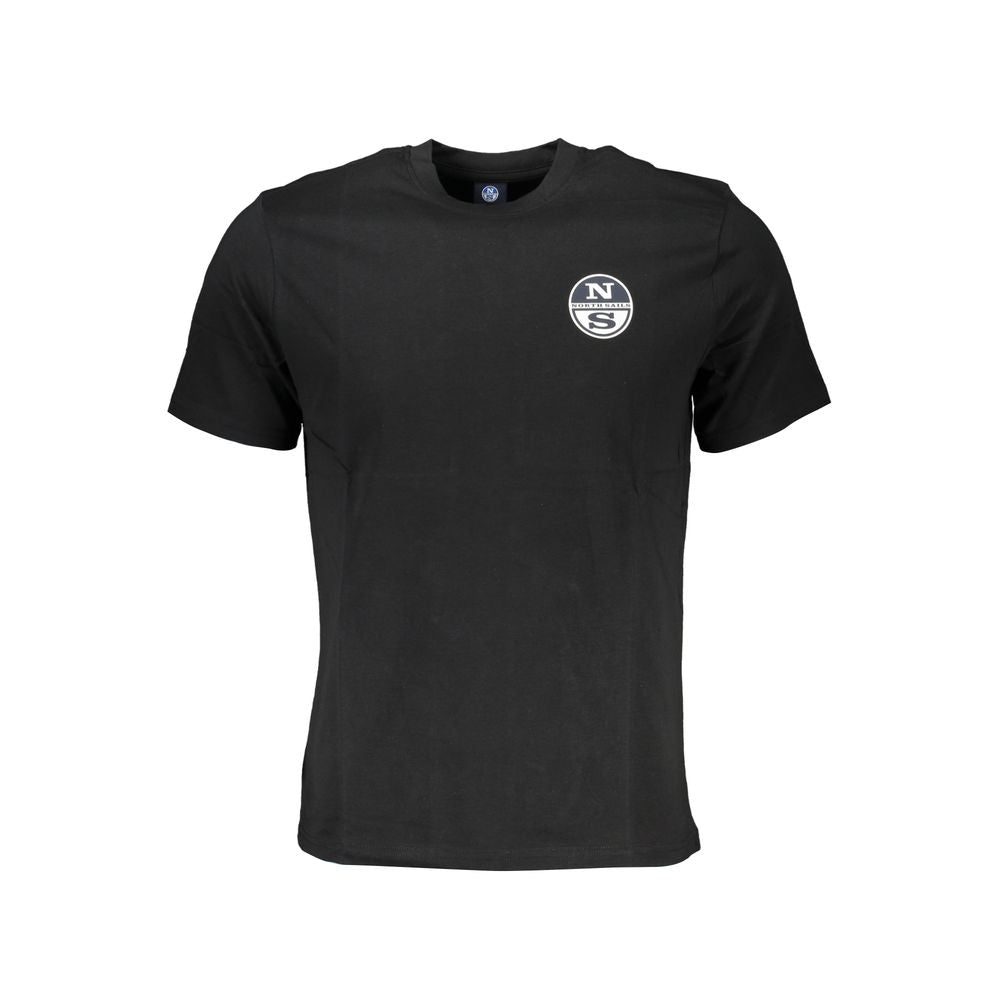 Black Cotton Men T-Shirt - ventzia