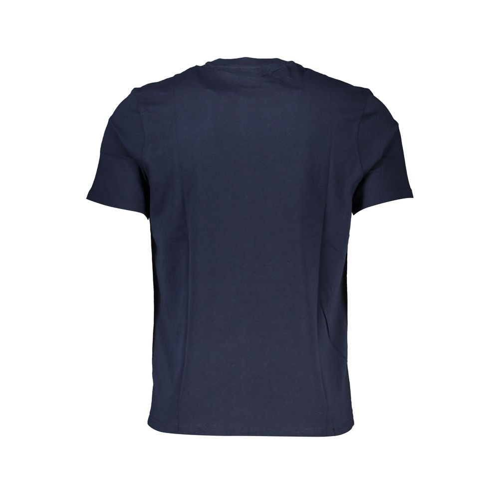 Blu Cotton Men T-Shirt - ventzia