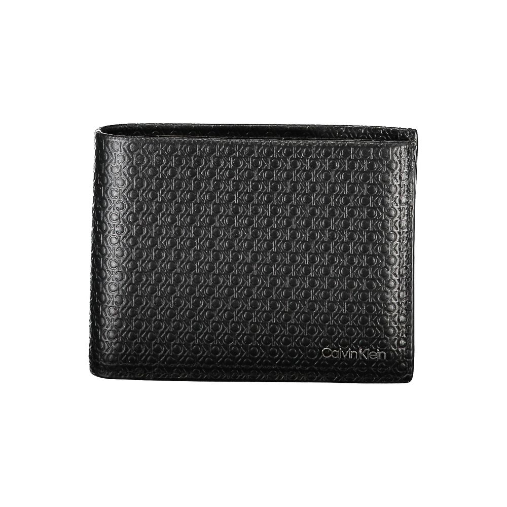 Sleek Black Leather Bifold Wallet with RFID Block - ventzia
