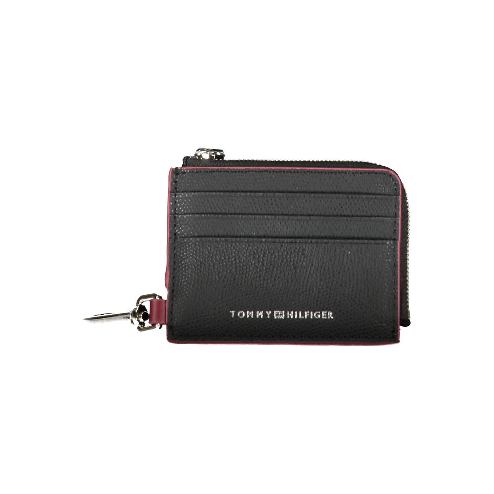 Chic Leather Card Holder with Snap Hook - ventzia