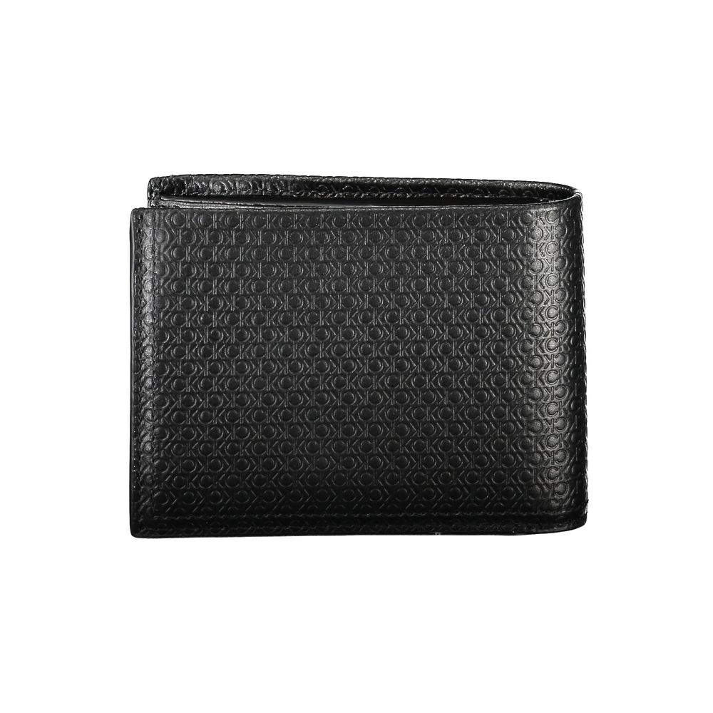 Sleek Black Leather Bifold Wallet with RFID Block - ventzia