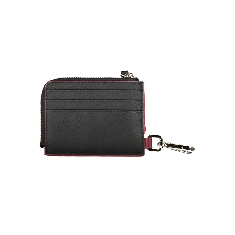 Chic Leather Card Holder with Snap Hook - ventzia