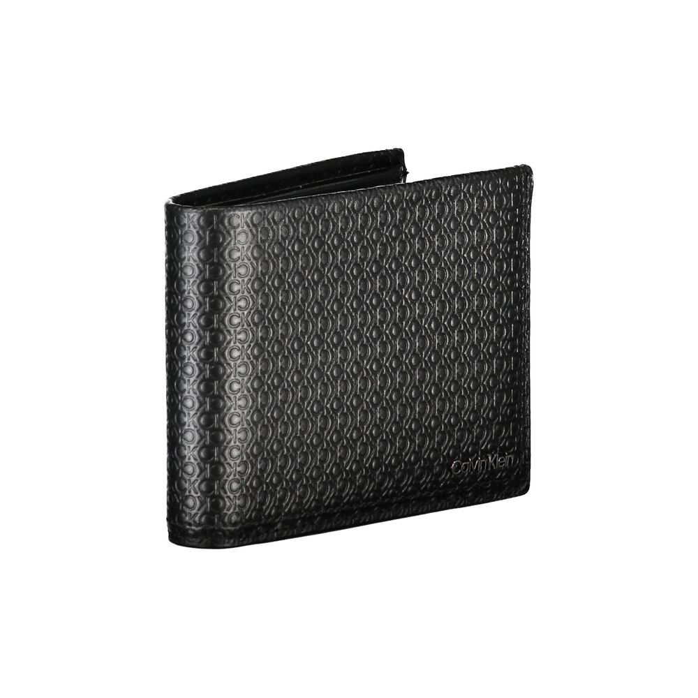 Sleek Black Leather Bifold Wallet with RFID Block - ventzia