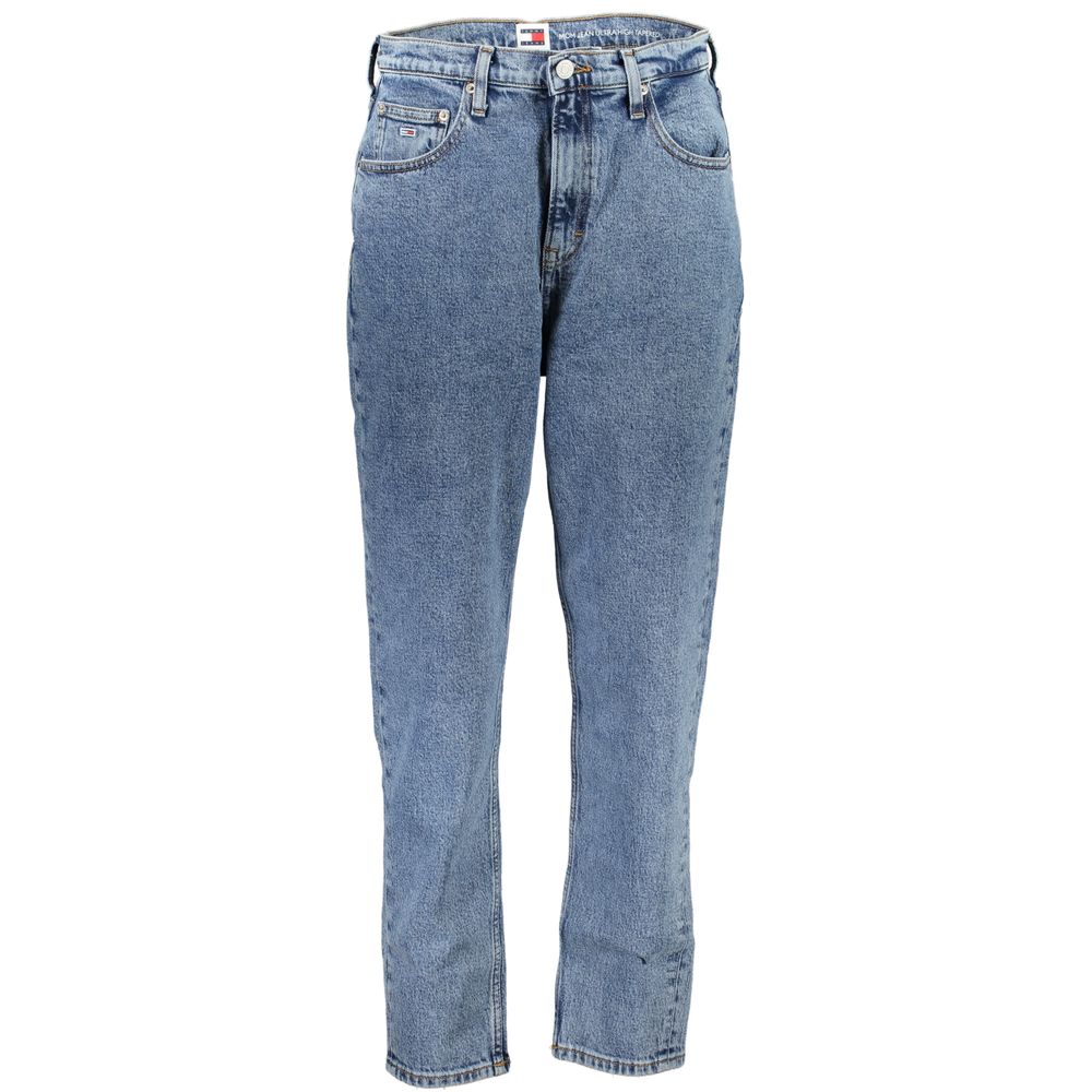 Blue Cotton Women Jeans - ventzia