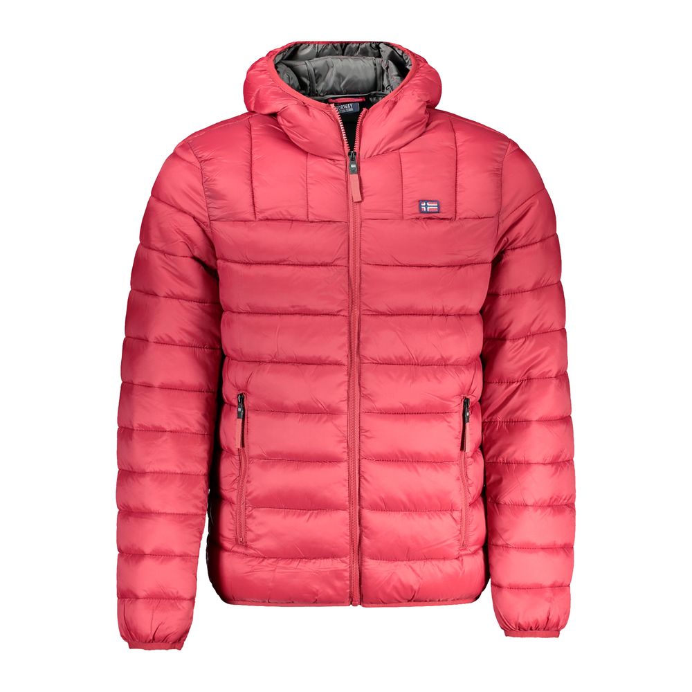 Rosso Poliammide Men's Jacket - ventzia