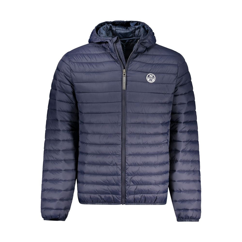Blue Polyamide Men's Jacket - ventzia
