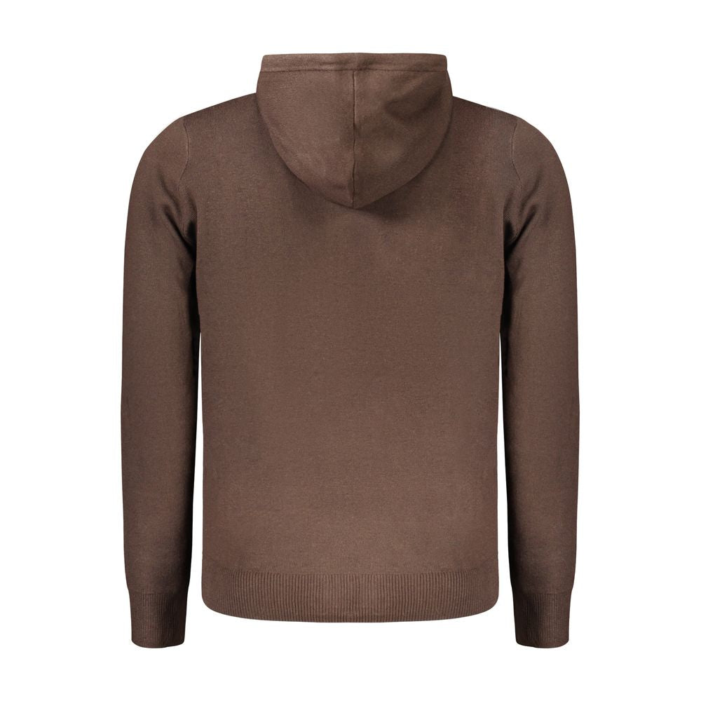 Marrone Poliammide Men's Cardigan - ventzia