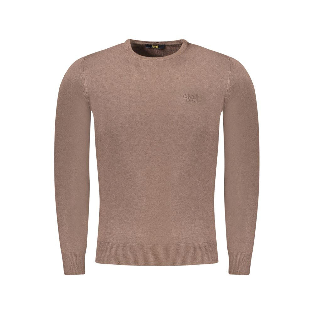 Marrone Viscose Men's Sweater - ventzia