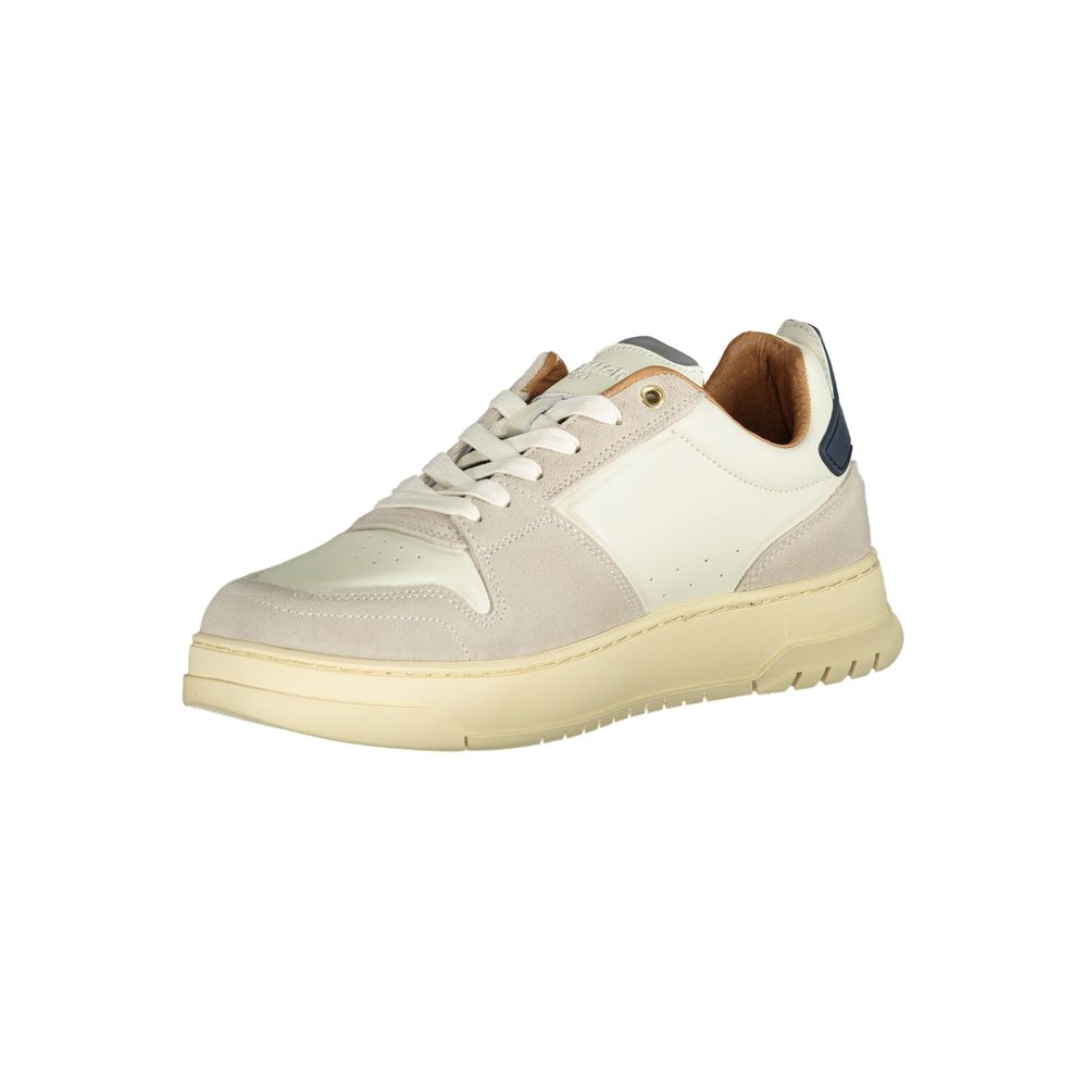 Bianco Poliuretano Men Sneaker - ventzia