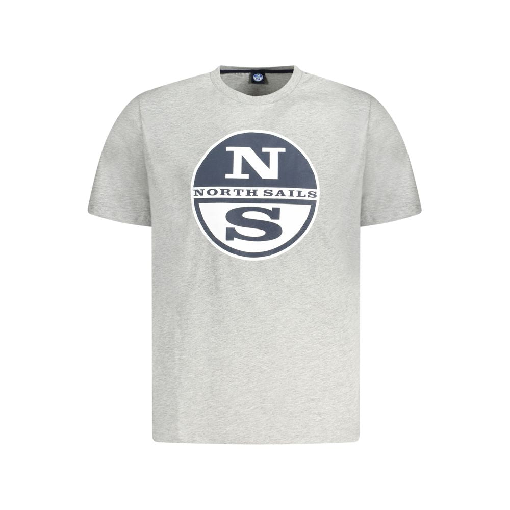 Grigio Cotton Mens T-Shirt - ventzia