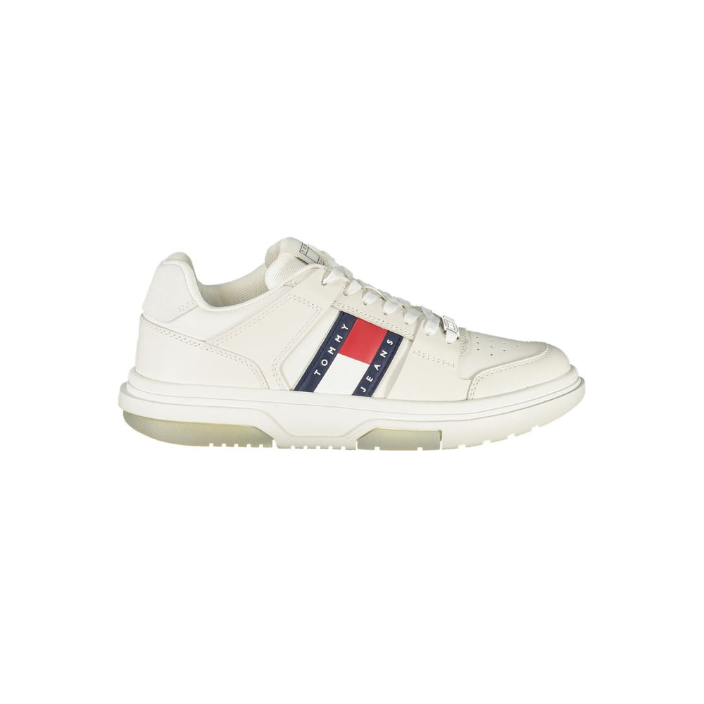 Bianco Polyurethane Women Sneaker - ventzia