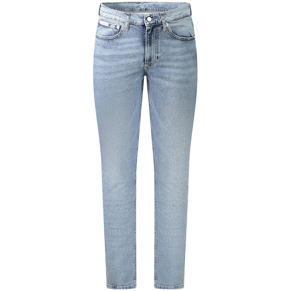 Azzurro Cotton Mens Jeans - ventzia