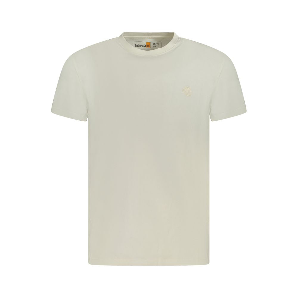 Beige Cotton Men's T-Shirt - ventzia