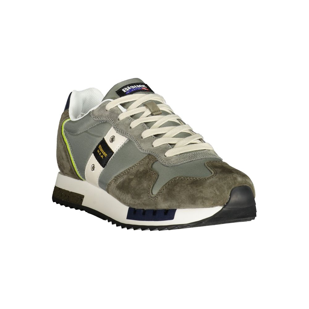 Green Polyester Sneaker