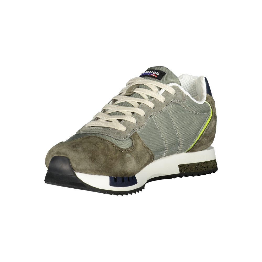 Green Polyester Sneaker