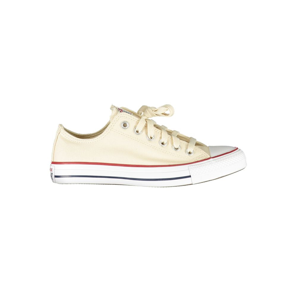 Beige Polyester Women Sneaker - ventzia