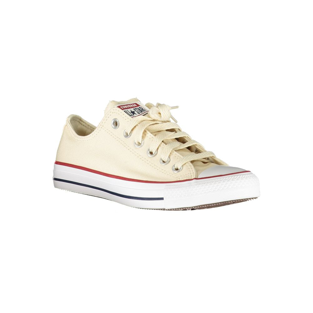 Beige Polyester Women Sneaker - ventzia