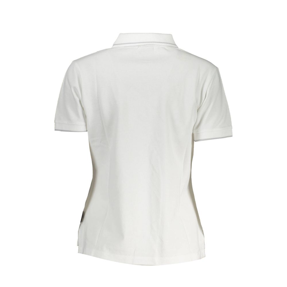 White Cotton Polo Shirt