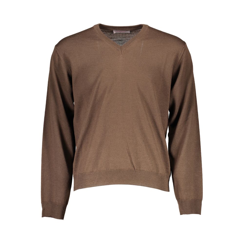 Marrone Lana Men Sweater - ventzia