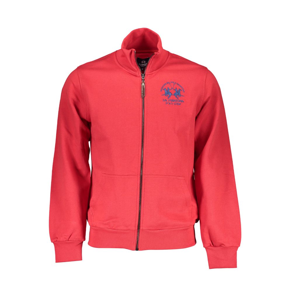 Rosso Cotton Men Sweatshirt - ventzia