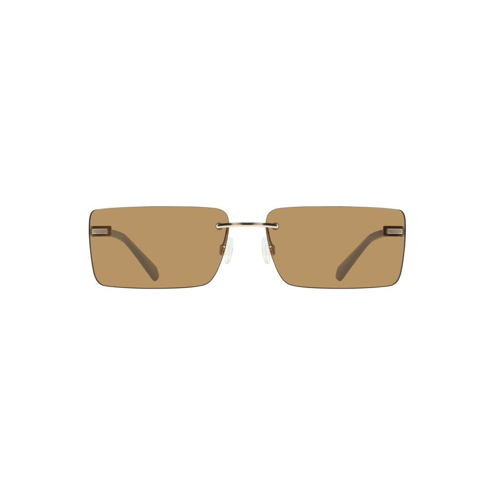 Beige Metal Sunglass