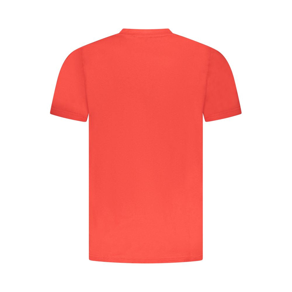 Red Cotton Men T-Shirt - ventzia
