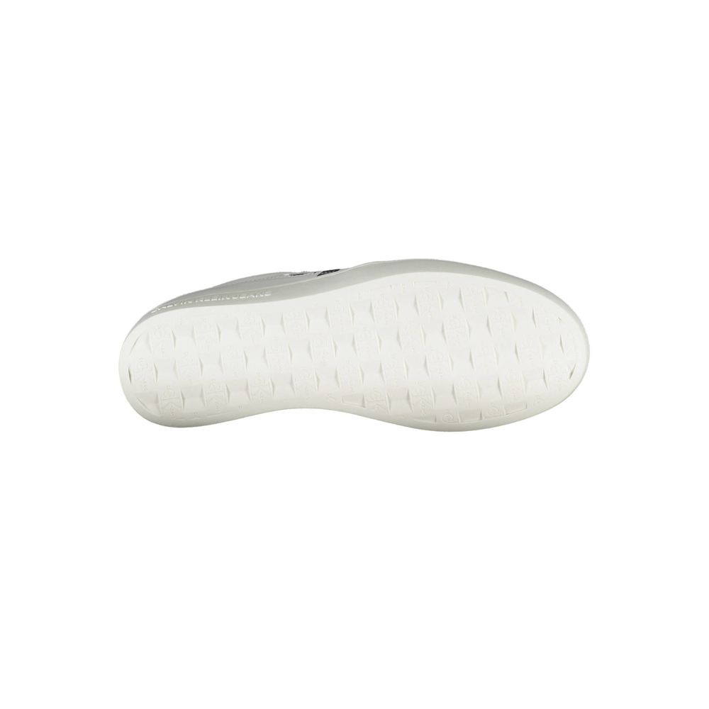 White Polyester Sneaker - ventzia