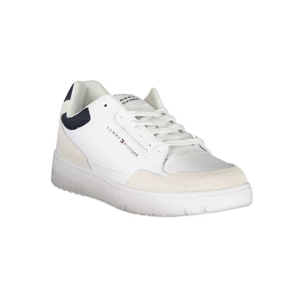 White Leather Men Sneaker - ventzia