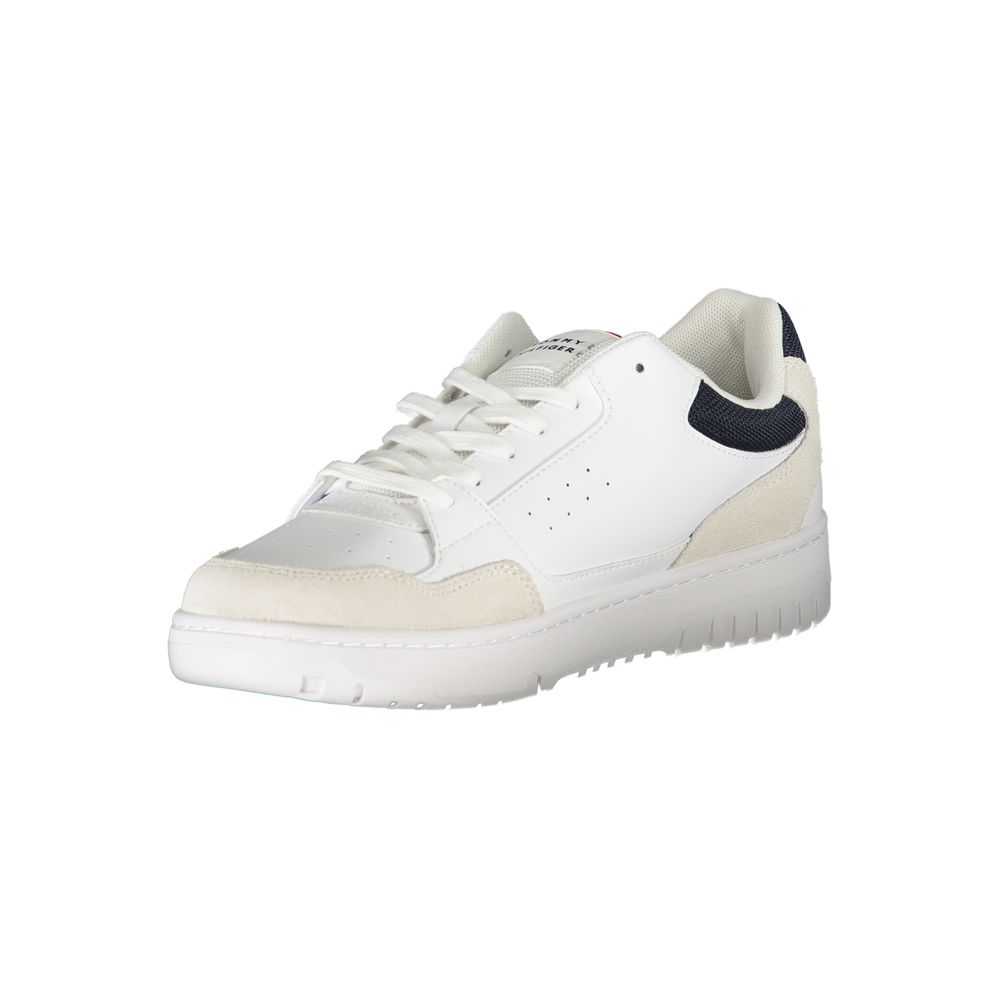 White Leather Men Sneaker - ventzia