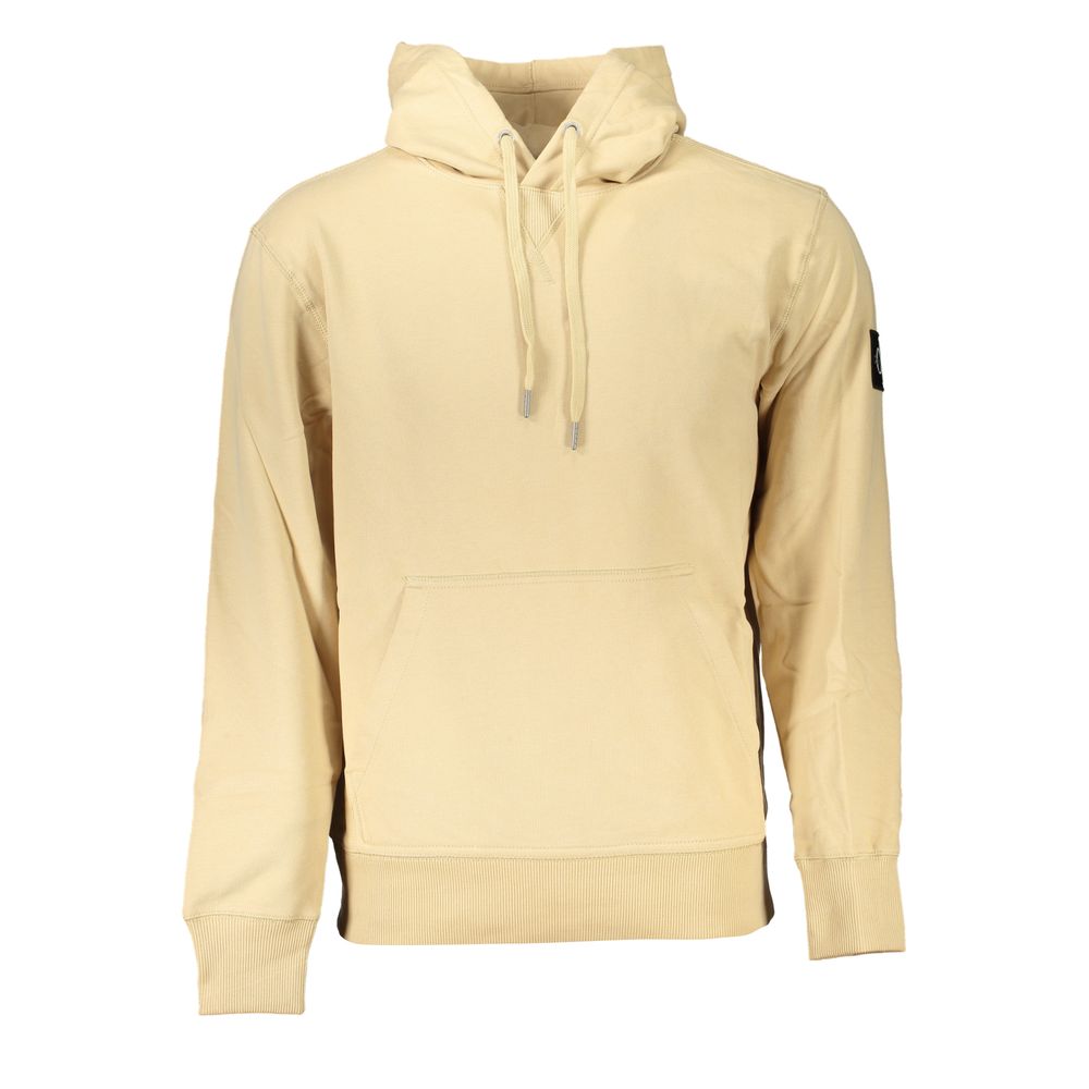 Beige Cotton Men's Sweatshirt - ventzia