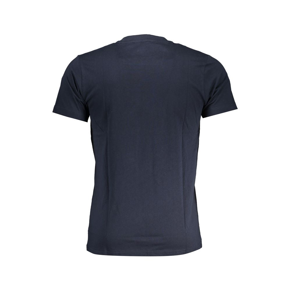 Blu Cotton Men T-Shirt - ventzia