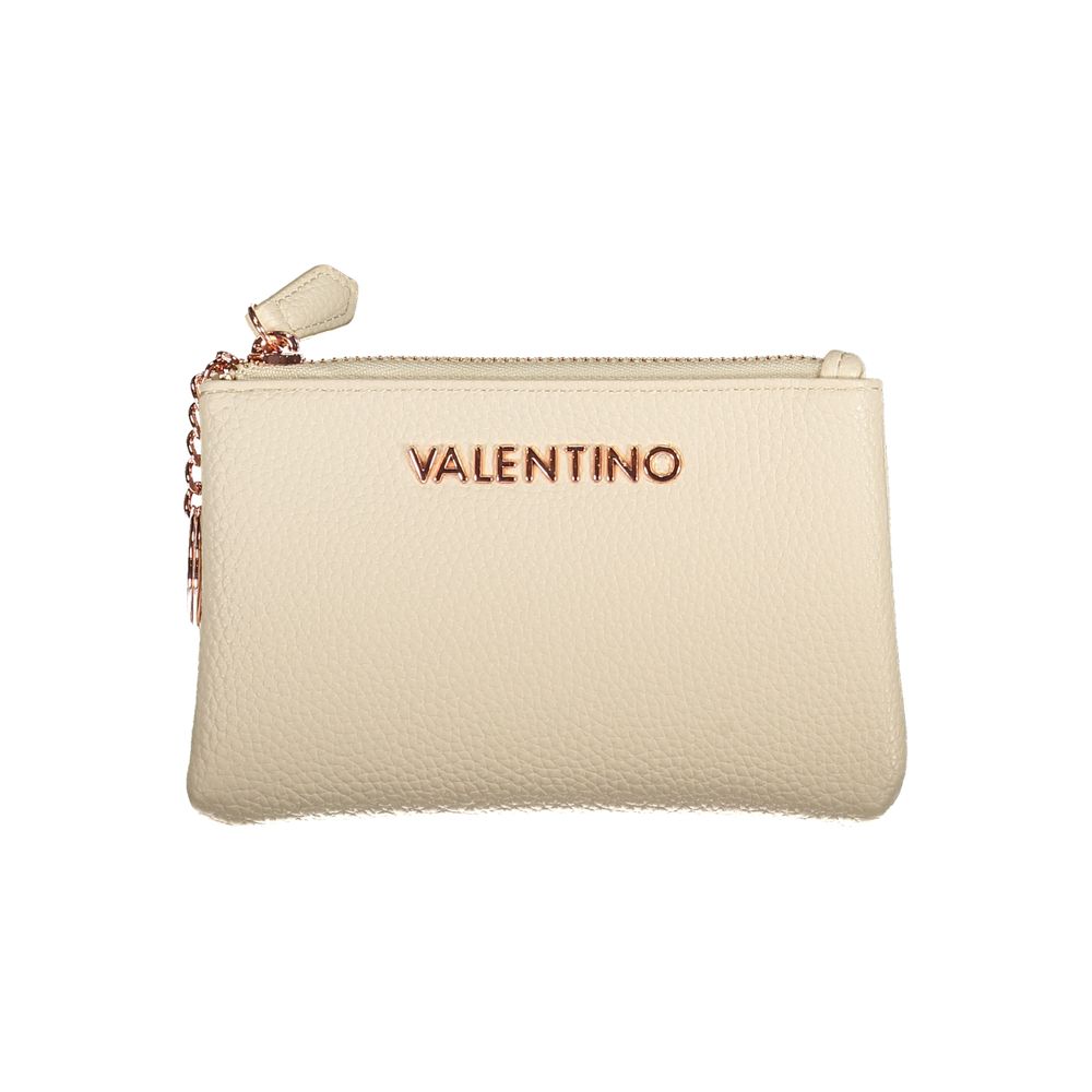 Beige Polyethylene Women Wallet - ventzia