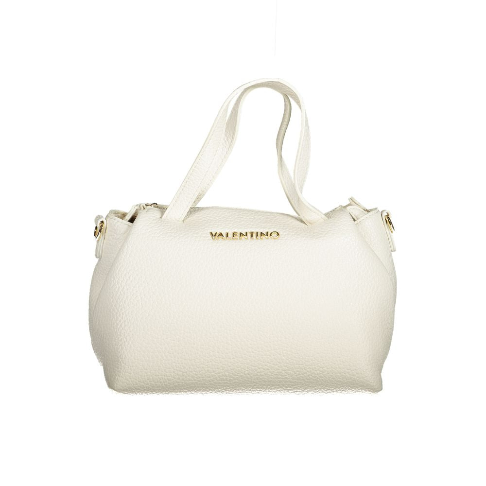 Bianco Polyurethane Woman Handbag - ventzia