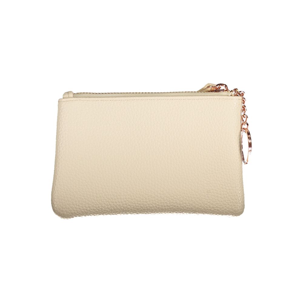 Beige Polyethylene Women Wallet - ventzia