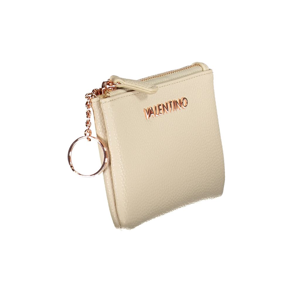 Beige Polyethylene Women Wallet - ventzia