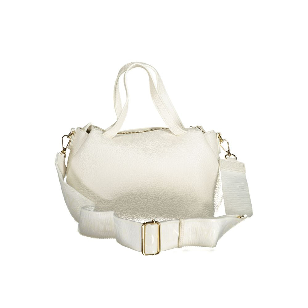 Bianco Polyurethane Woman Handbag - ventzia