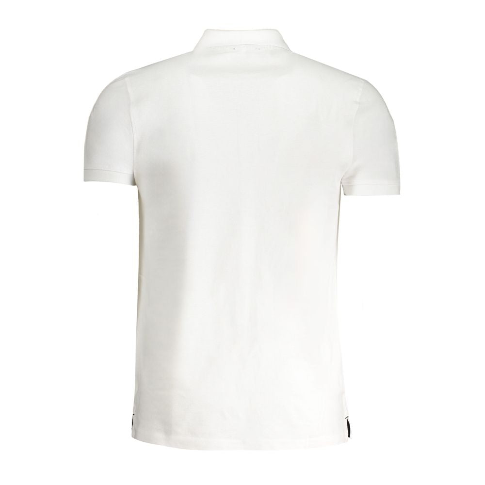 "Bianco Cotton Men's Polo Shirt" - ventzia