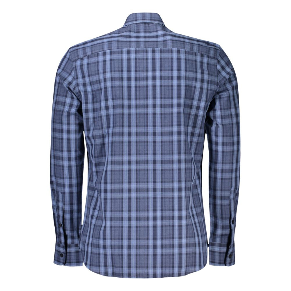 Azzurro Cotton Men's Shirt - ventzia