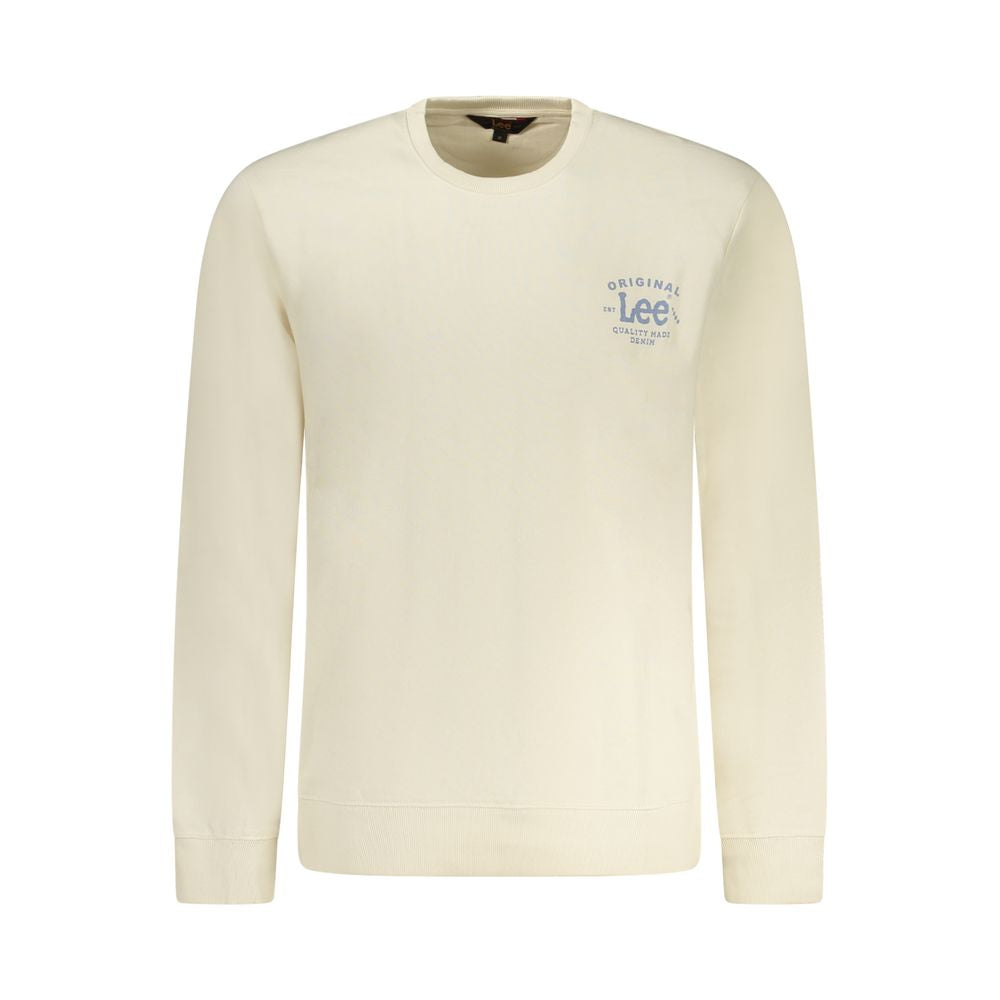 Beige Cotton Men Sweatshirt - ventzia