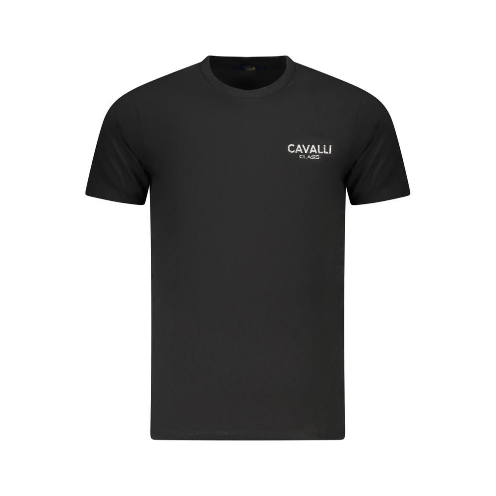 Black Cotton Men T-Shirt - ventzia