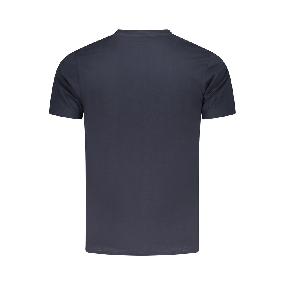 Blu Cotton Men T-Shirt - ventzia