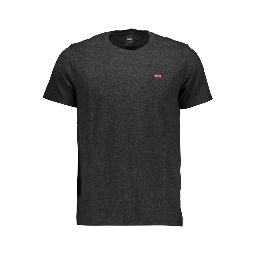 Grigio Cotton Men's T-Shirt - ventzia
