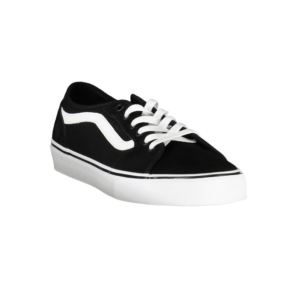 Black Polyester Sneaker - ventzia