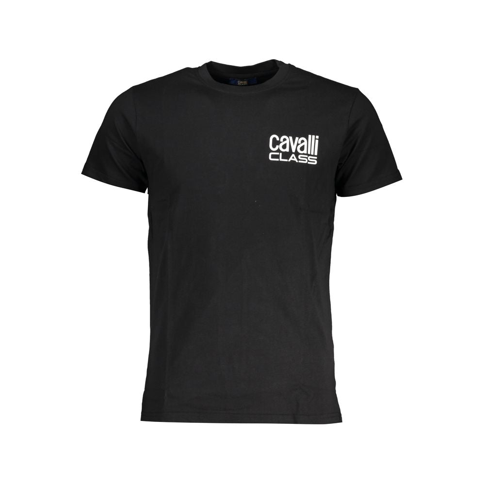 Black Cotton Men T-Shirt - ventzia