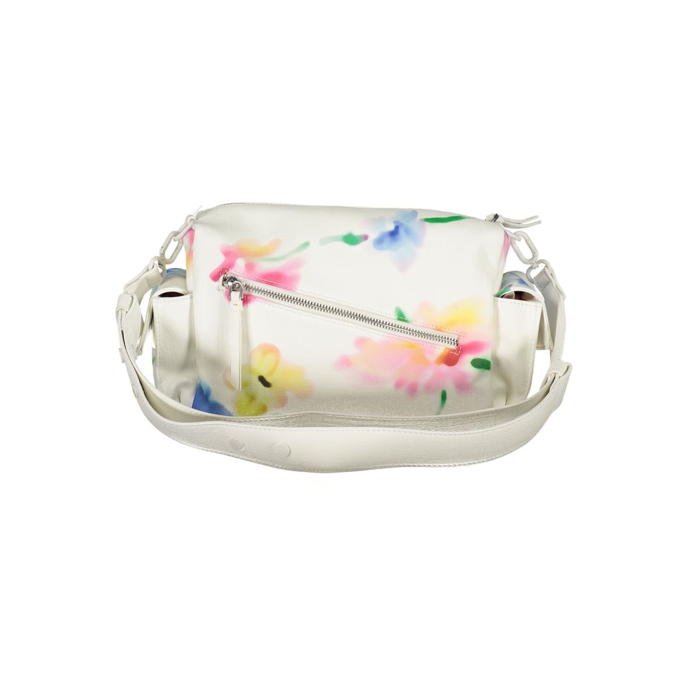 Bianco Poliuretano Woman Shoulder Bag - ventzia